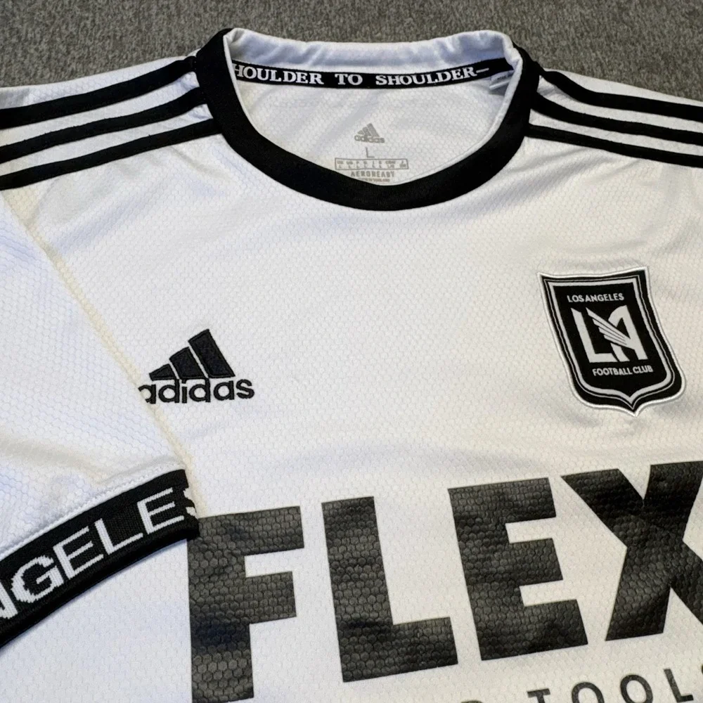 LAFC Adidas 2021/2022 MLS‎ Player Authentic Away Soccer Jersey Sz Large